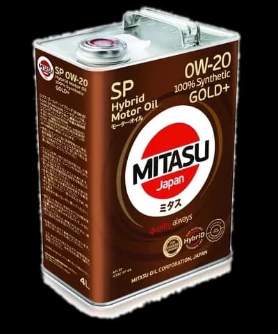MITASU GOLD Plus HYBRID SP 0W-20 ILSAC GF-6A 100% Synthetic 4L