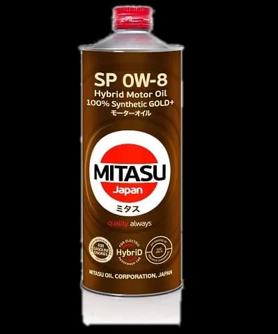 MITASU GOLD Plus HYBRID SP 0W-8 GLV-1 100% Synthetic