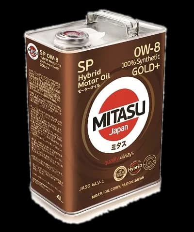 MITASU GOLD Plus HYBRID SP 0W-8 GLV-1 100% Synthetic 4L